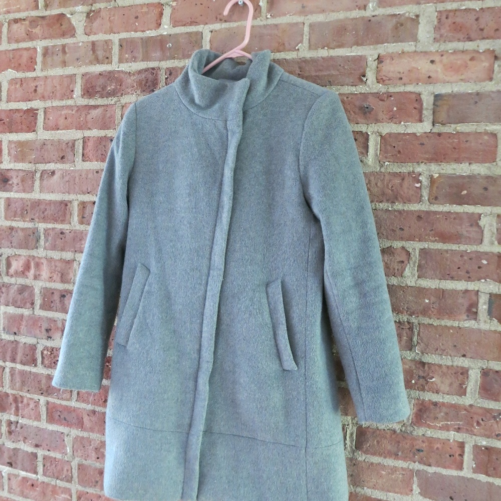 Grey Minimum Denmark Wool Coat 34 - image 2